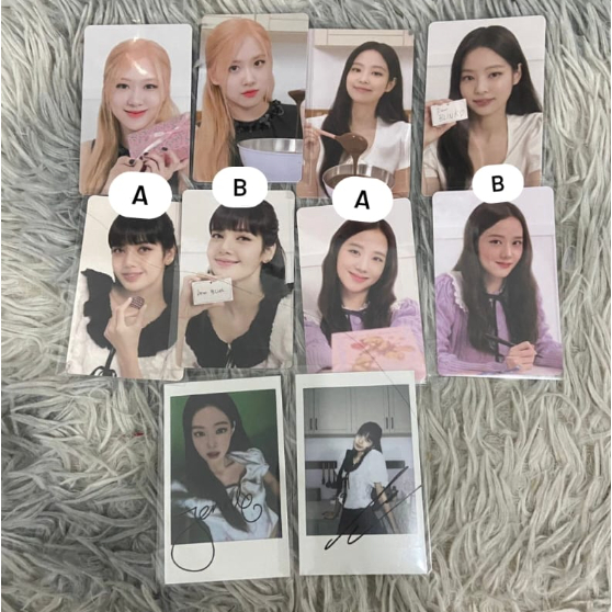 [ READY STOCK ] OFFICIAL PHOTOCARD  PC BLACKPINK THE GAME COLLECTION VALENTINE'S EDITION BPTG ROSE JENNIE LISA JISOO