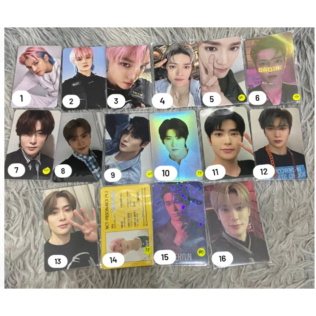 [ READY STOCK ] OFFICIAL PHOTOCARD  PC NCT 127 JAEHYUN RESONANCE JUNGWOO TAEYONG DICON FORTUNE DORA