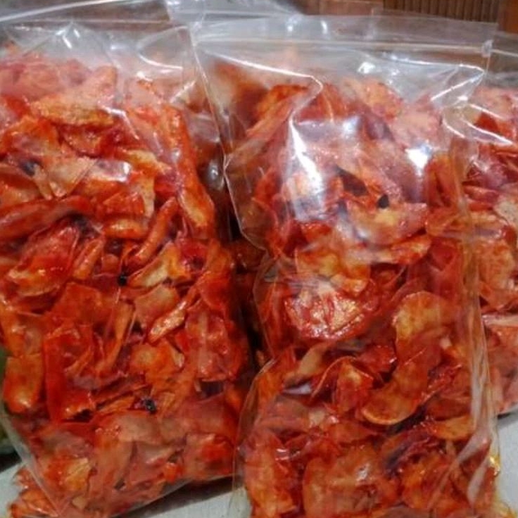 

KERIPIK SINGKONG BALADO 1 KG / KERIPIK SINGKONG BALADO / KERIPIK SINGKONG PEDAS / KERIPIK SINGKONG PEDAS MANIS