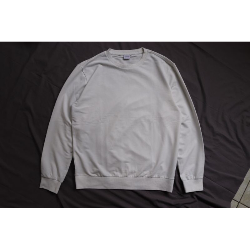Sweatshirt Crewneck White Polham Second
