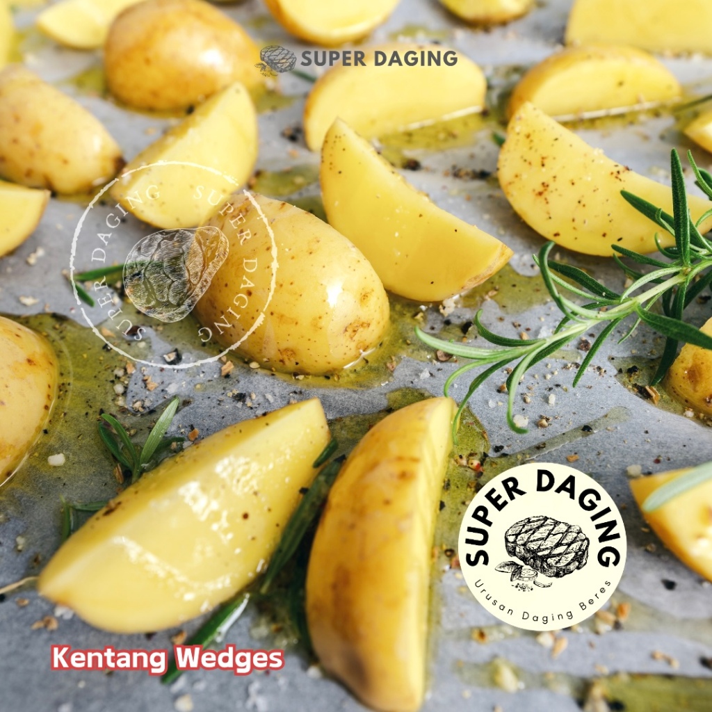 

Potato Wedges 1kg - Super Daging Pekanbaru