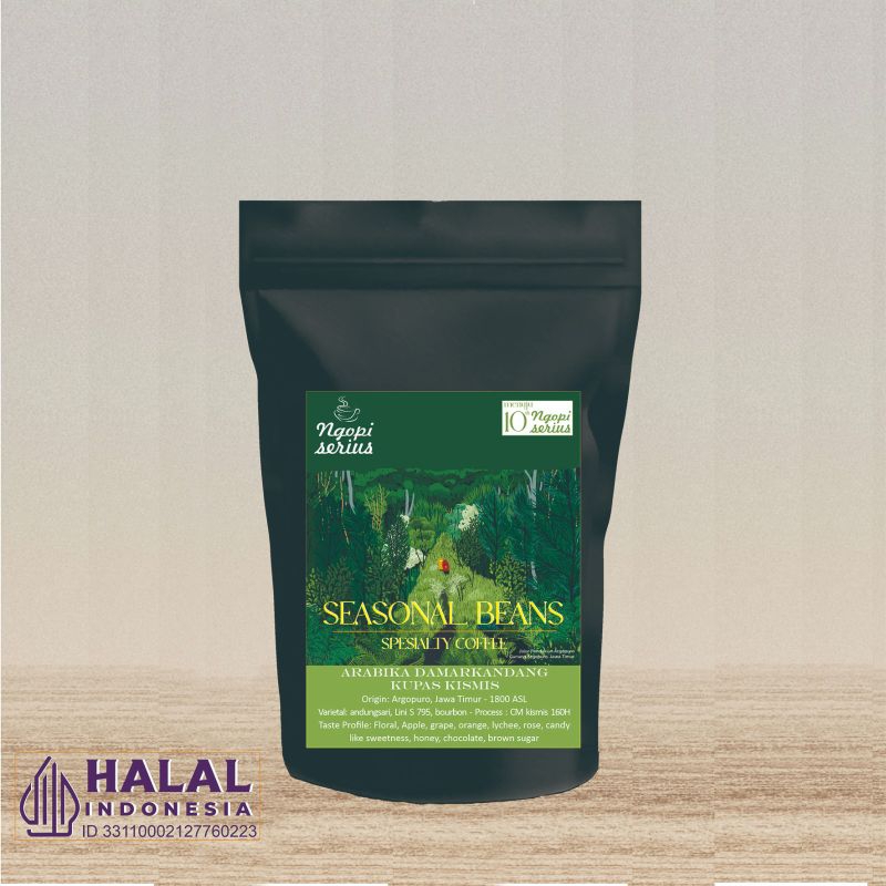 

Arabika Damar Kandang kupas kismis Ngopi serius 100gram