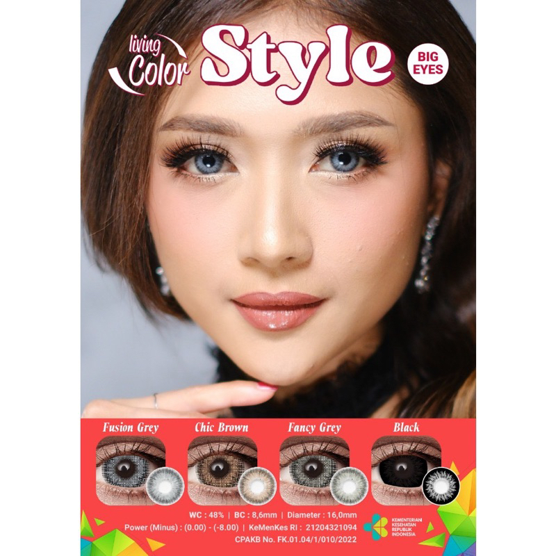 ❣️Britans.id❣️ Softlens Style by Irislab Normal Dia 16mm Big Eyes