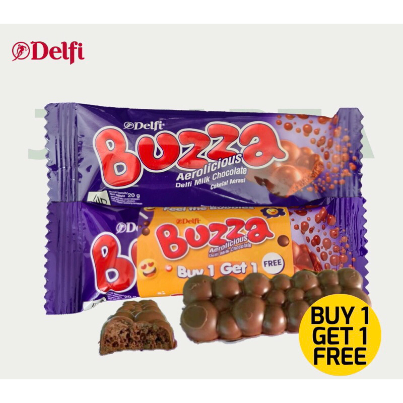 

Delfi Buzza Aerolicious Delfi Milk Chocolate - Buy 1 Get 1 Free