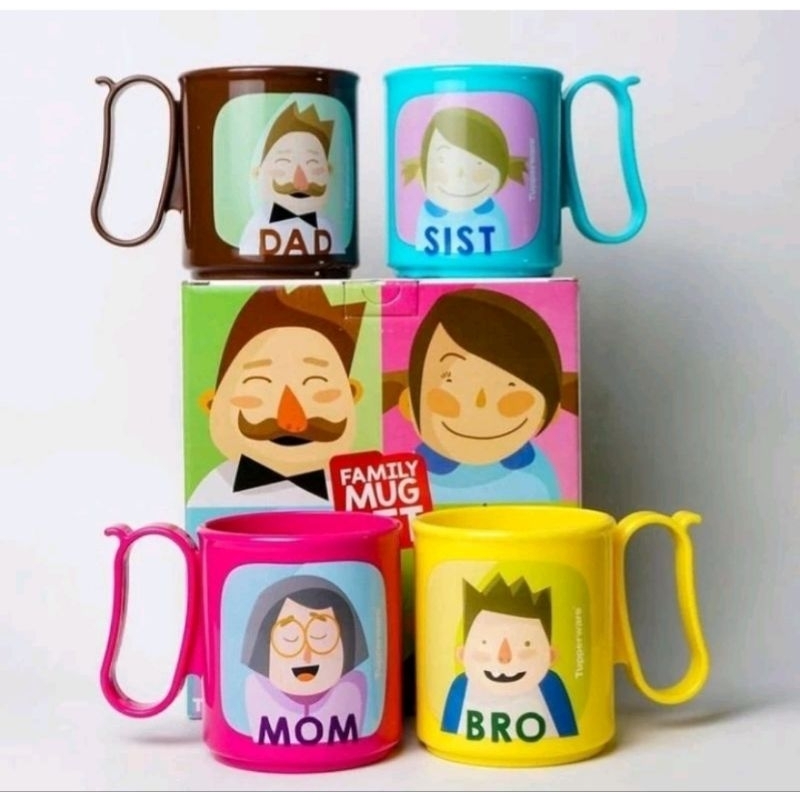 TUPPERWARE FAMILY MUG [ BISA ECER ]