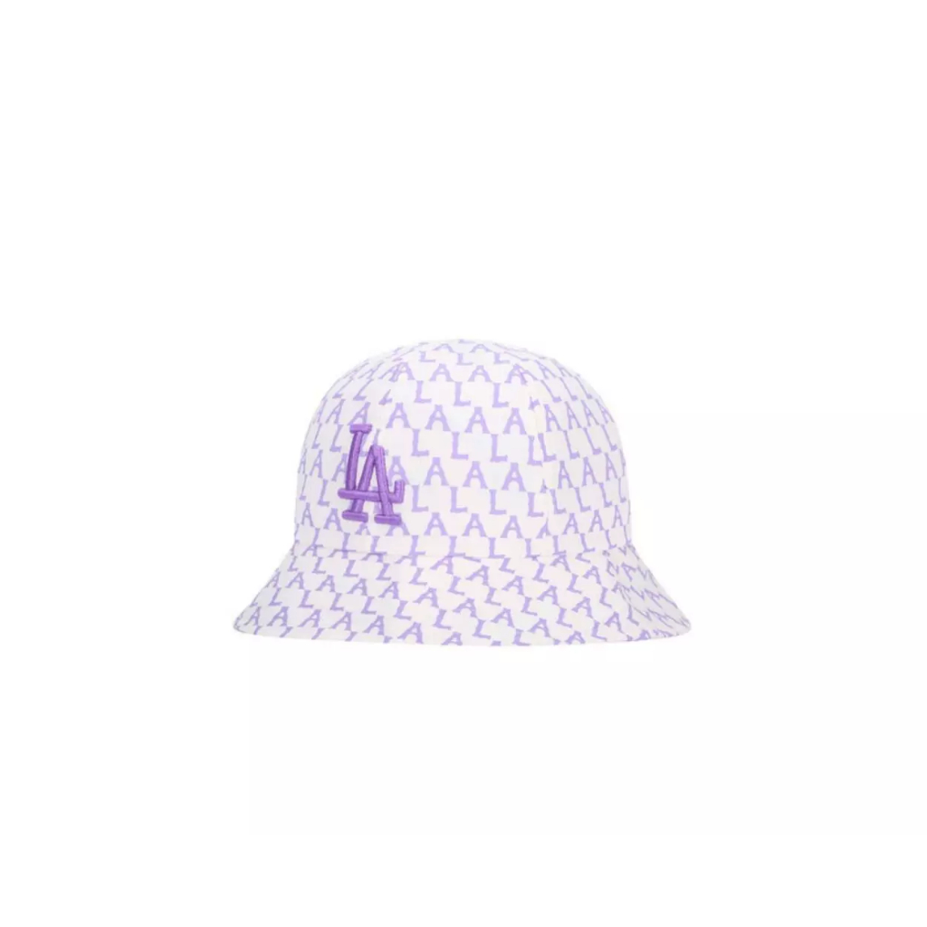 MLB KOREA MONOGRAM Pastel Dome Hat LA DODGERS violet