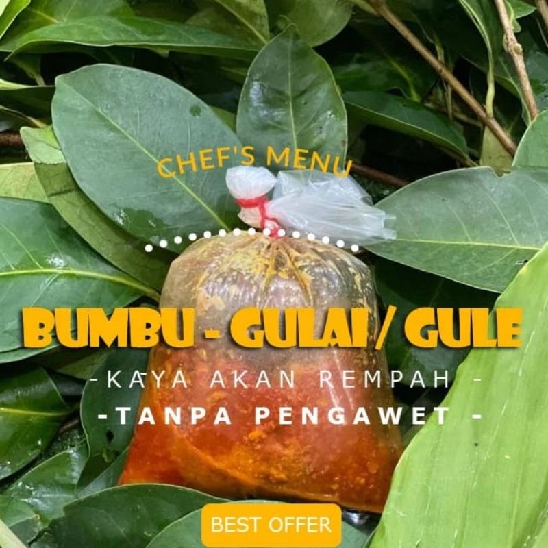 

bumbu gule/gulai tanpa pengawet