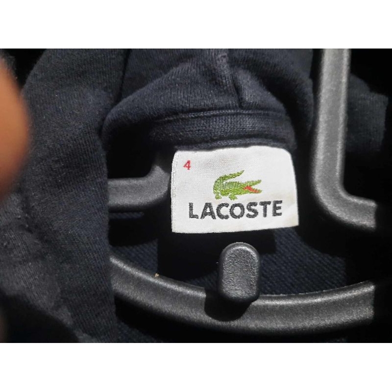 hoodie lacoste big logo original