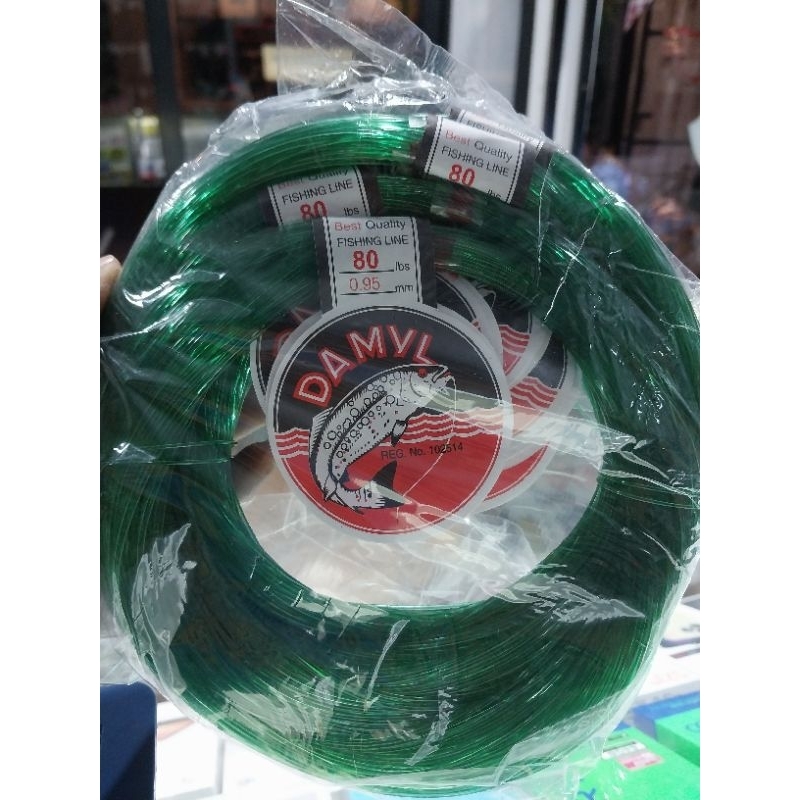 Tali damyl hijau 60 , 70 , 80 , 90 , 100 ,120 LBS