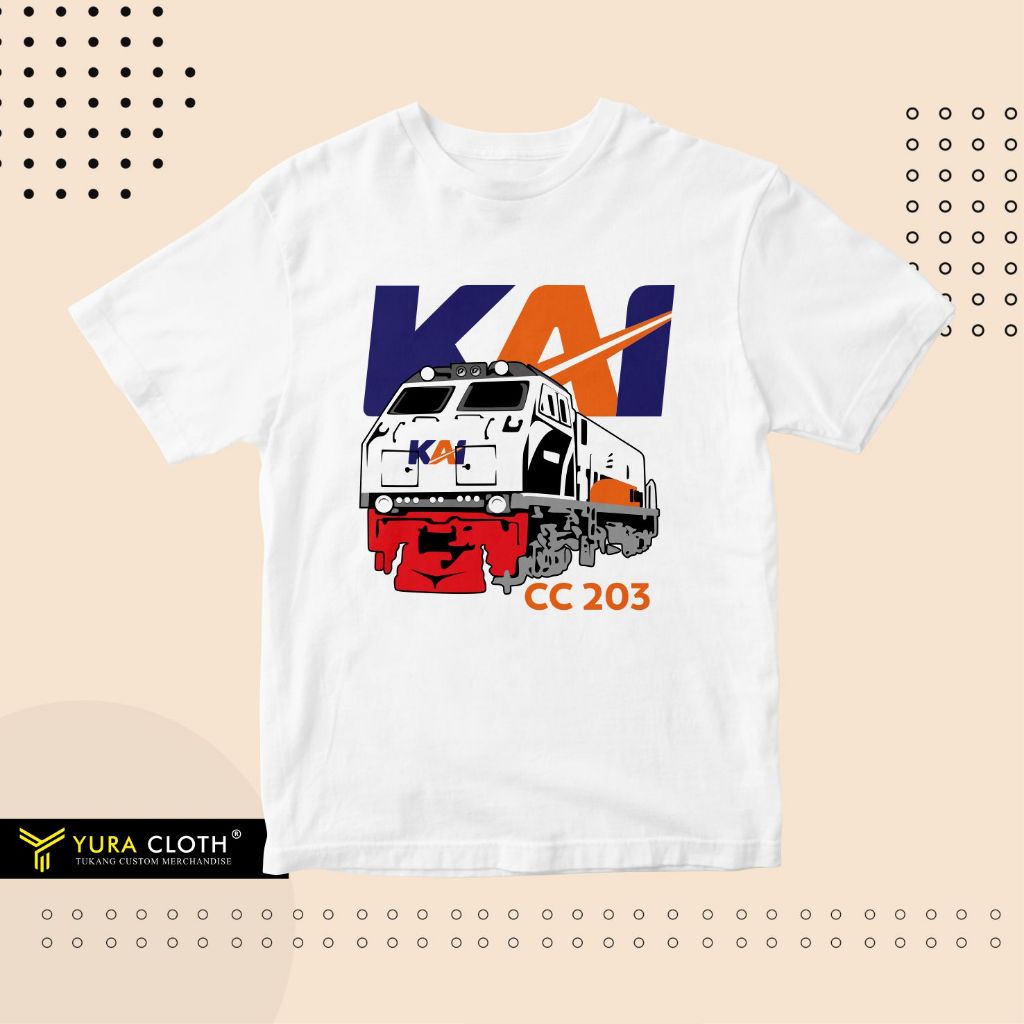 Kaos Anak Laki laki CC 203 KERETA API INDONESIA