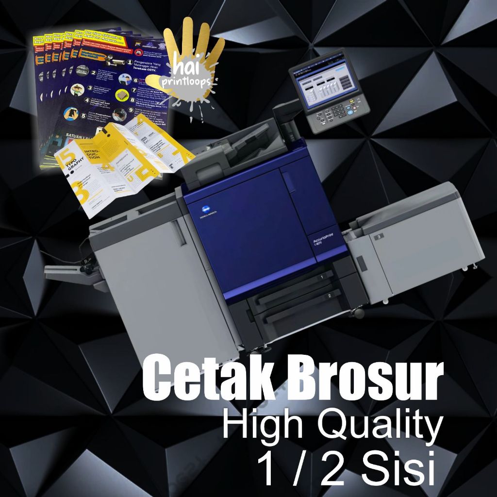 

Cetak Brosur Murah 1sisi / 2 sisi tanpa minimal order