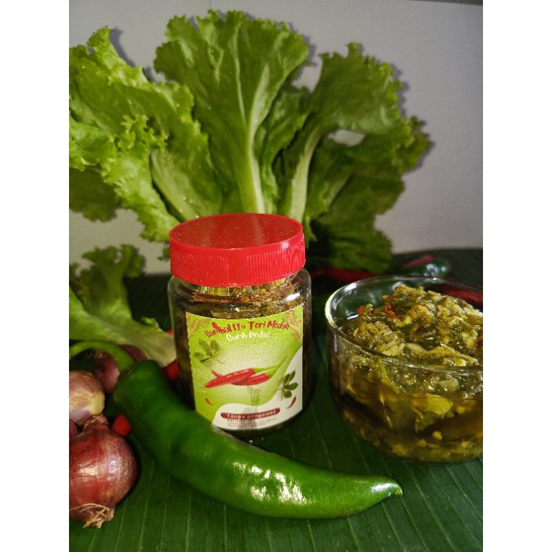 

Sambal ijo teri medan/sambal teri medan/sambal ijo teri/sambal teri medan kering - 150g