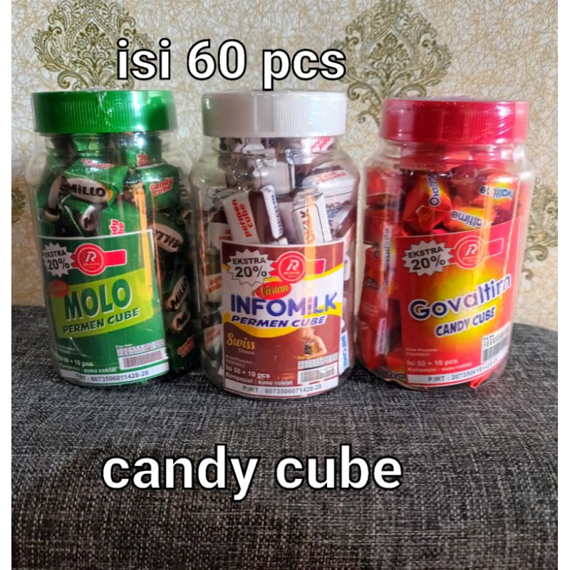 

candy cube isi 60 pcs