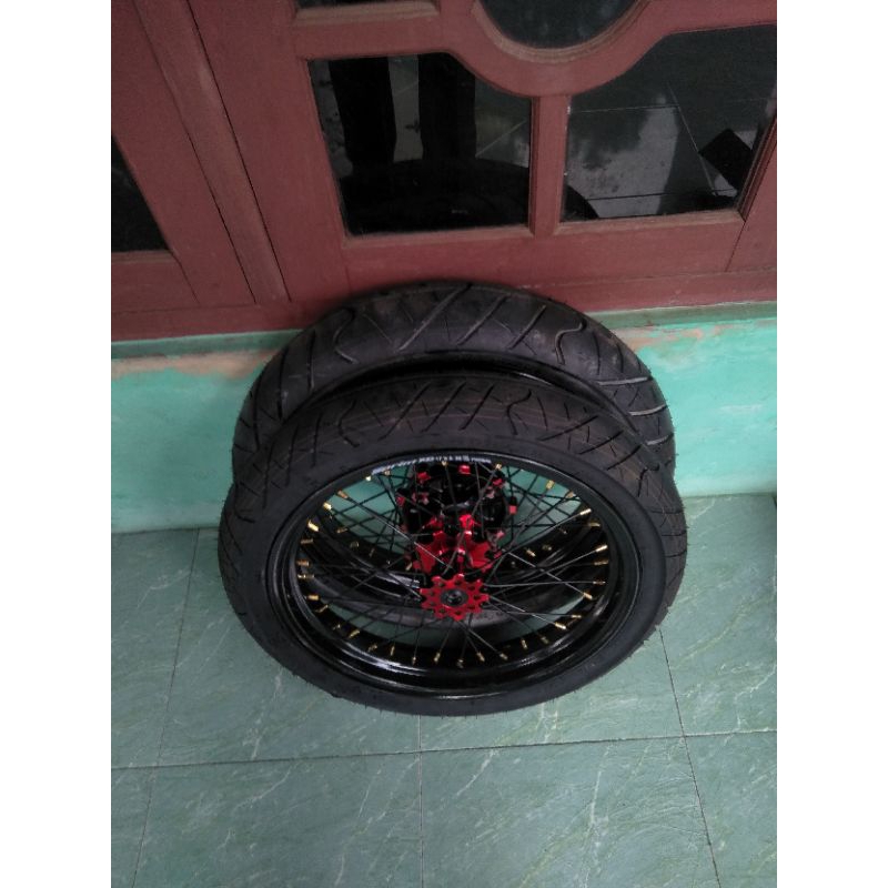 paket ban supermoto crf 150L ukuran 250-300