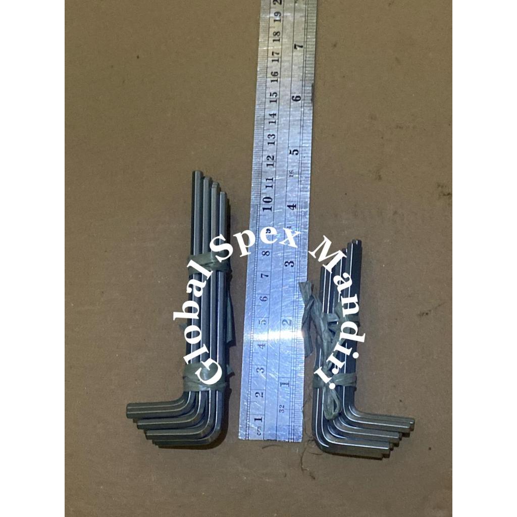 KS TOOLS KUNCI L 4 MM, HEXAGON KEY WRENCH SHORT, PENDEK 151.2024 MADE IN GERMANY