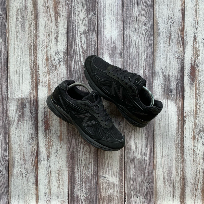 new balance 990v4 triple black made in usa