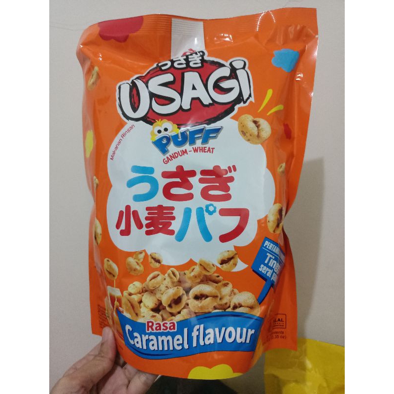 

DUA KELINCI USAGI PUFF CARAMEL FLAVOUR isi 8x10gr