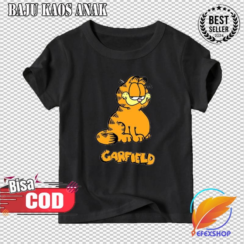 KAOS GARFIELD KAOS ANAK GARFIELD