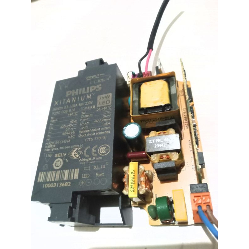 Balast lampu PHILIPS XITANIUM 36 34 32 Watt led original copotan Trafo PHILIPS Lampu led