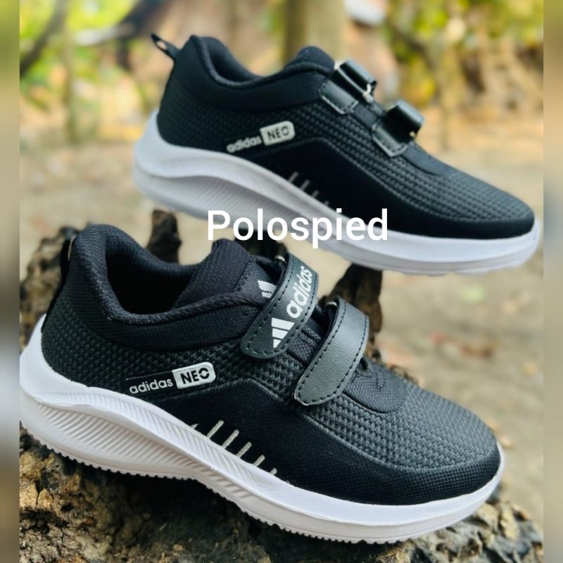 sepatu Adidas Neo anak sekolah size 28-40 SD SMP SMA EMBOSS terlaris
