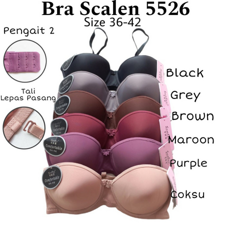Bra BH Scalen 5526 Cup Kecil Dengan Kawat (1 Lembar)