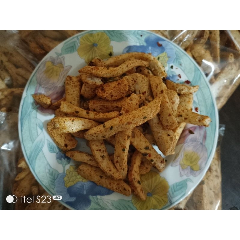 

Basreng pedas stik daun jeruk berat 500 gram