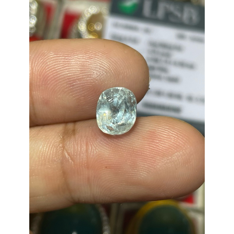 Natural Aquamarine Beryl + Memo