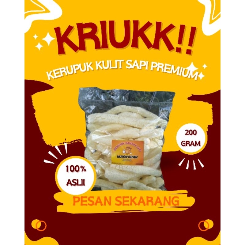 

KerupukRambakSapi100%Asli