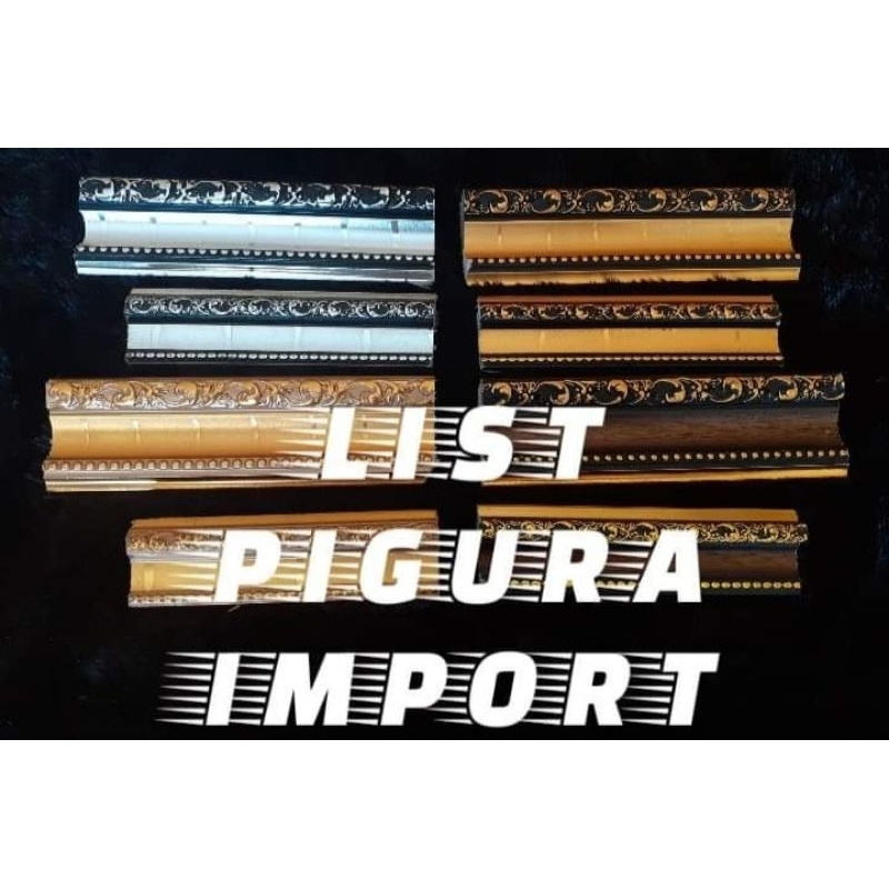 BATANGAN PIGURA / LIST Frame ukuran 6cm,4cm,3cm panjang 2m