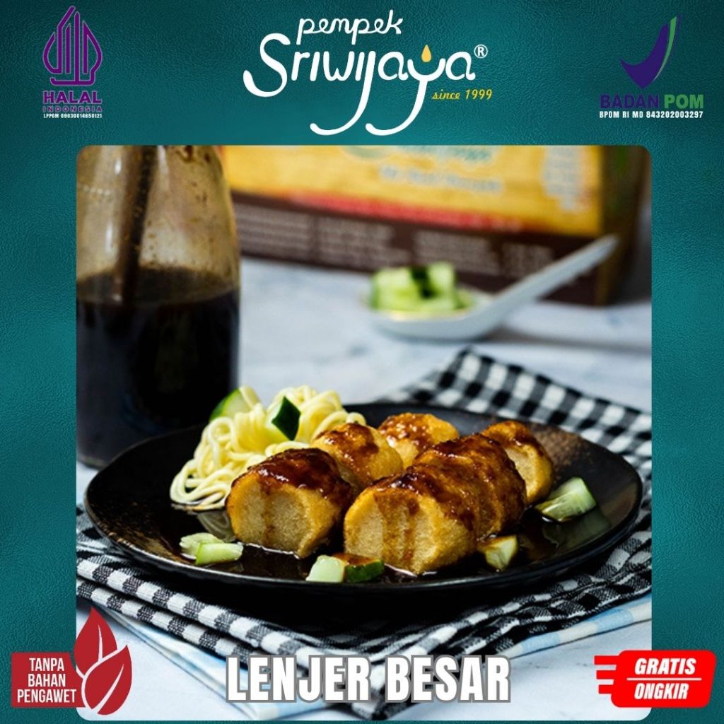 

Pempek Sriwijaya Lenjer Besar 5 Pcs
