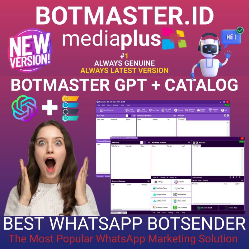BOT MASTER WA BUSINESSS SENDER | BULK WA SENDER | WHITSAPP BULK SENDER