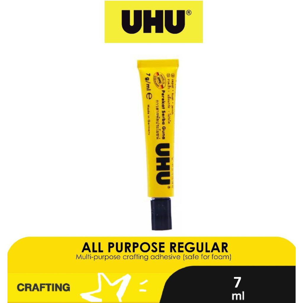 

LEM SERBAGUNA / ALL PURPOSE GLUE / SUPER GLUE / LEM TUBE UHU 7 ML