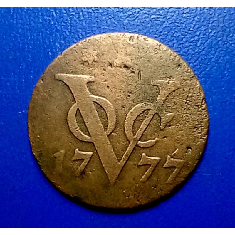 Koin VOC 1 Duit Zeeland 1777