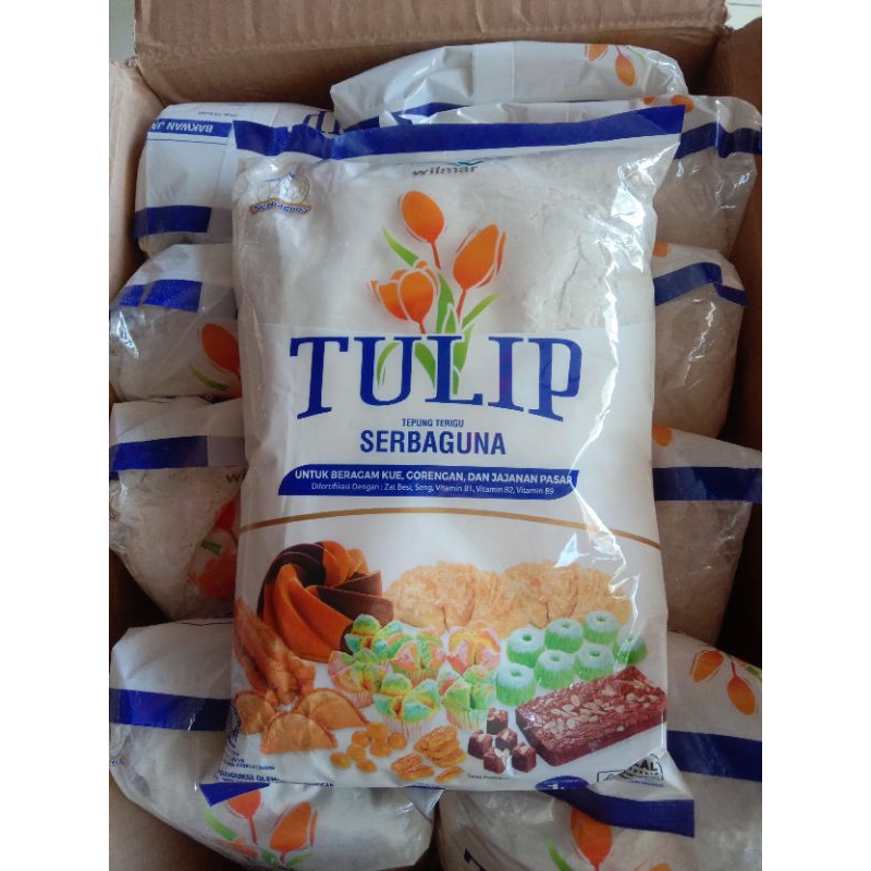 

Tepung terigu Tulip kemasan 1kg