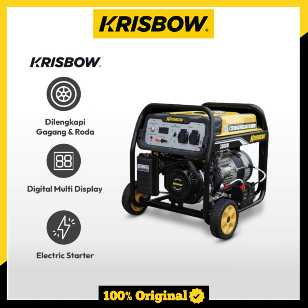 Krisbow Genset Bensin 3800 W Krp38