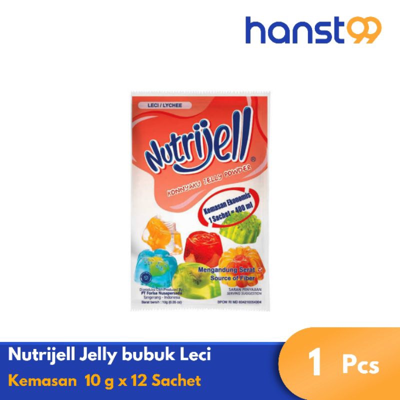 

Nutrijell Jelly Bubuk Kemasan 10 g x 12 saschet 1 Box All Varian