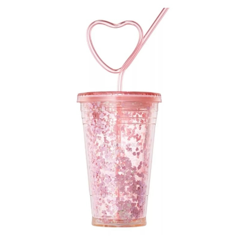 Starbucks Korea Valentine Cold Cup Grande Tumbler VERY PRETTY RARE