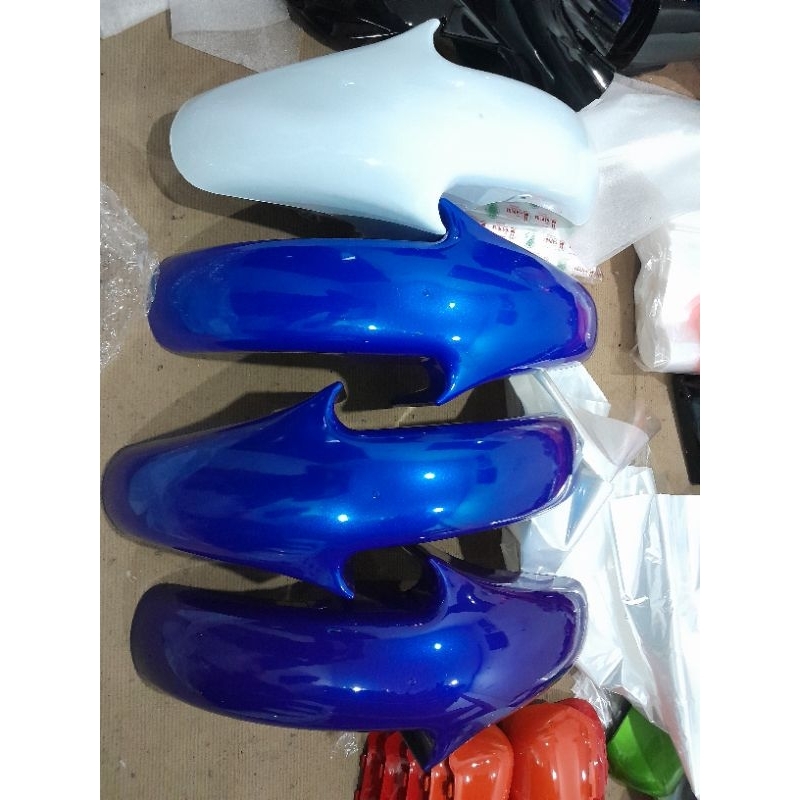 slebor spakbor depan ninja rr warna biru merk narita