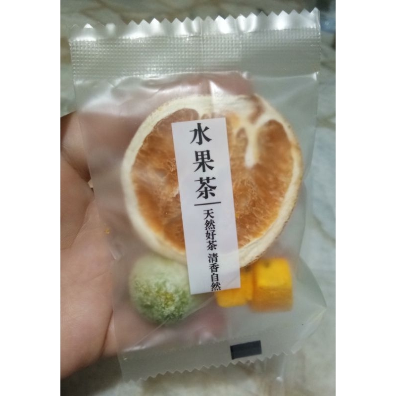 

Teh Buah Sachet 15 gr Lump Sugar Fruit Detox Buah Kering Infused Water