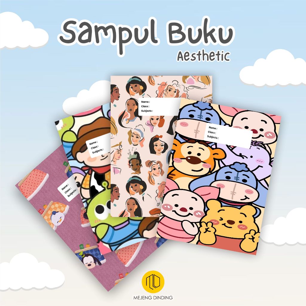 

SAMPUL BUKU AESTHETIC ISI 10 PCS / SAMPUL BUKU MOTIF DISNEY / SAMPUL BUKU BOOK COVER A5/B5 / Sampul Buku Kotak - Sampul Buku Aesthetic - Book Cover - Kertas Kado - Wrapping Paper - Kertas Sampul / SAMPUL BUKU CUSTOM DESAIN 2/ SAMPUL CUSTOM