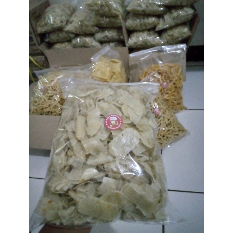 

keripik bawang putih 500g keripik irisan bawang putih