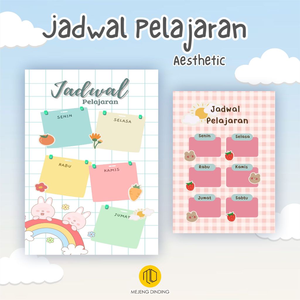 

JADWAL PELAJARAN CUSTOM / POSTER PELAJARAN / Poster Edukasi JADWAL PELAJARAN AESTHETIC poster jadwal sekolah weekly planner / Papan Jadwal Pelajaran Sekolah Dinding Aesthetic Planner Lucu Anak / Kartu / Poster Jadwal Pelajaran Sekolah A3