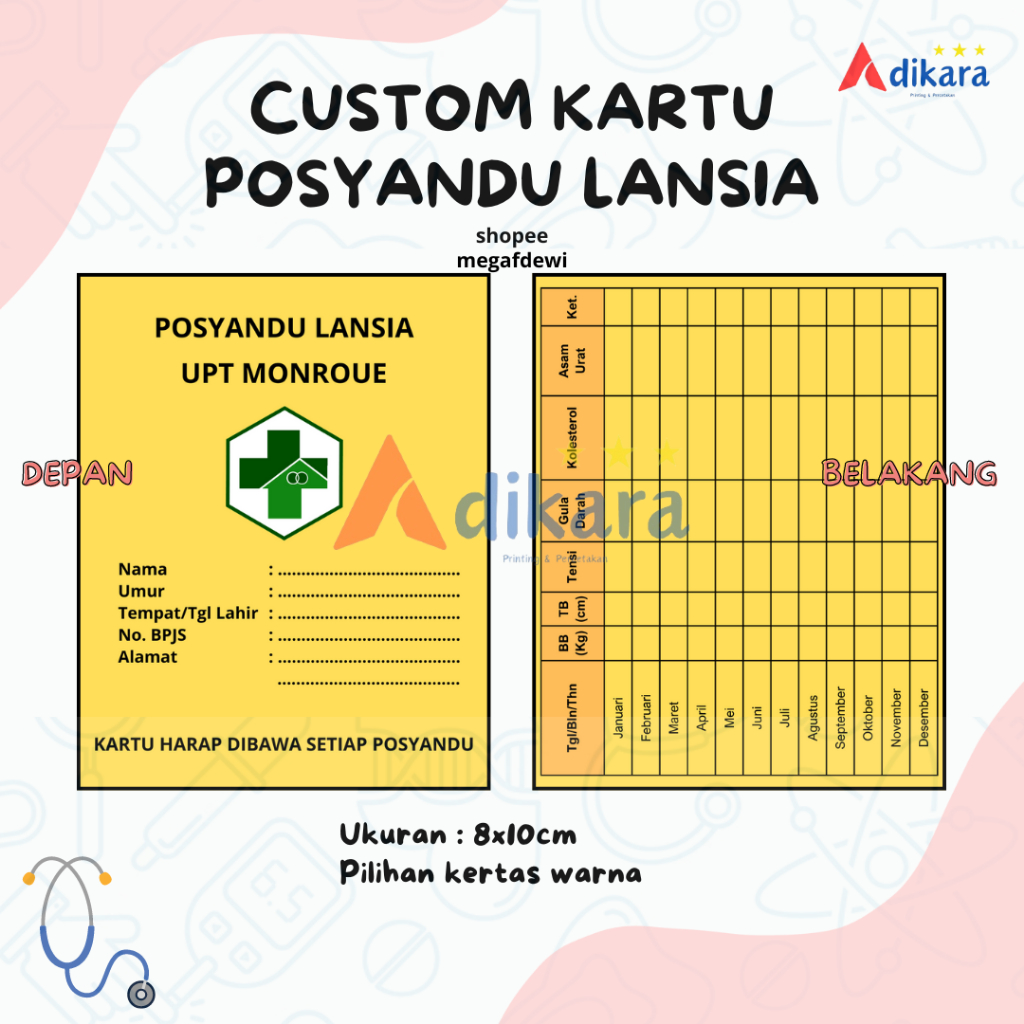 

CUSTOM BUKU POSYANDU LANSIA | BUFALLO