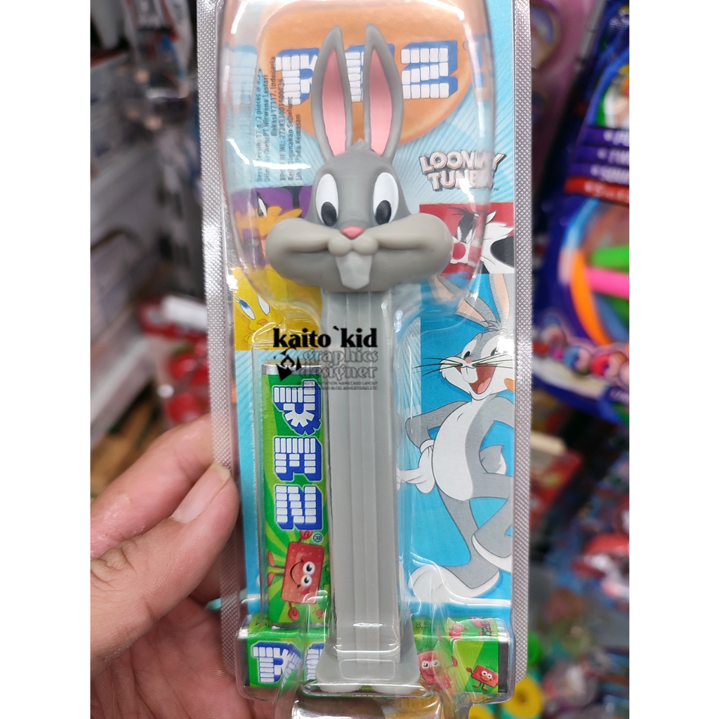 

PEZ BUGS BUNNY Looney Tunes Candy Perman Mainan Permen Dispenser dari Alfamidi Alfamart Indomaret
