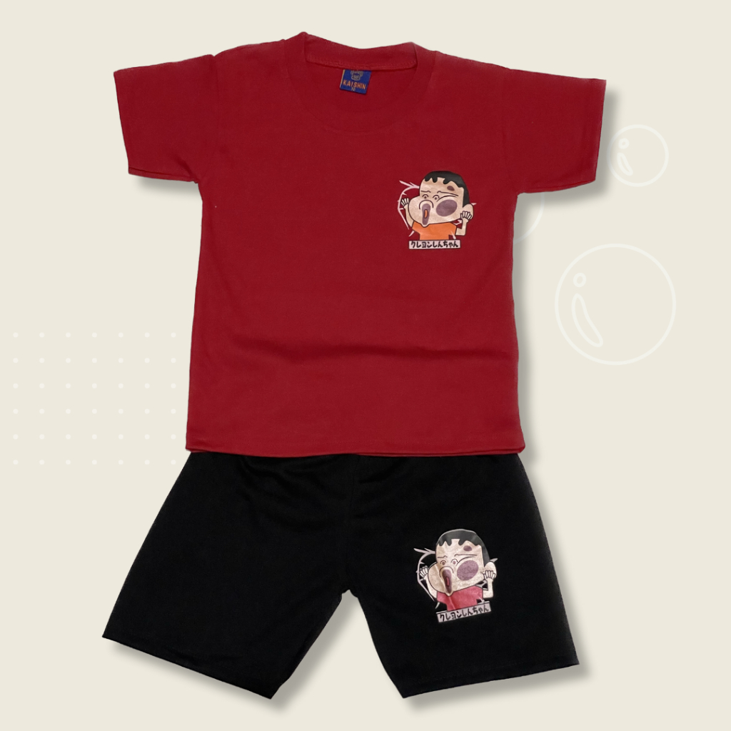 Setelan Baju Anak Laki-Laki Atasan Bawahan