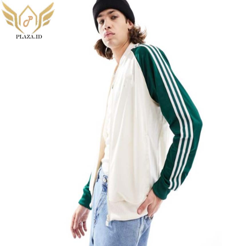 BOMBER PRIA JAKET BOMBER RESLETING S-6XL HITAM JAKET JUMBO PUTIH HIJAU