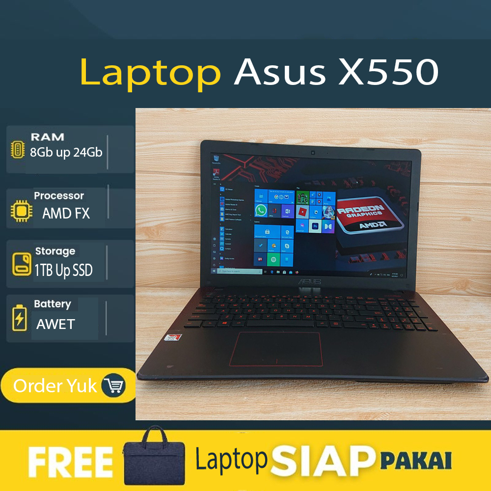Gaming Asus X550I AMD FX-9830P/8GB/1TB Windows10