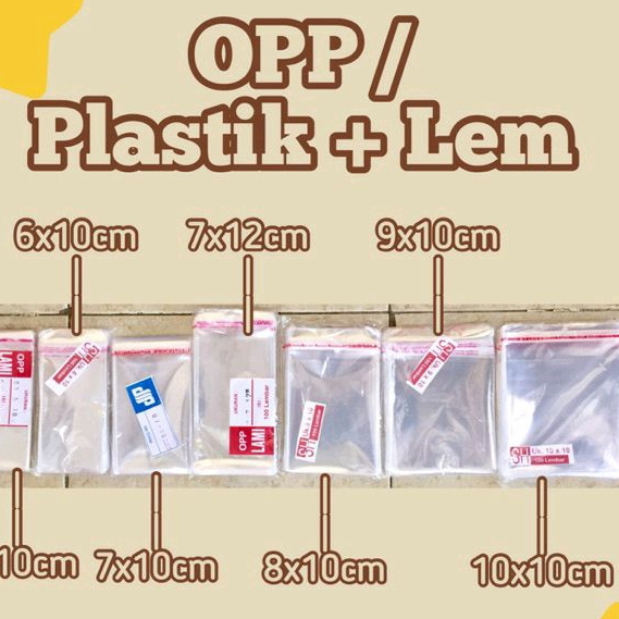 Plastik Lem / Plastik OPP 03 / OPP Seal / OPP Undangan / OPP Masker