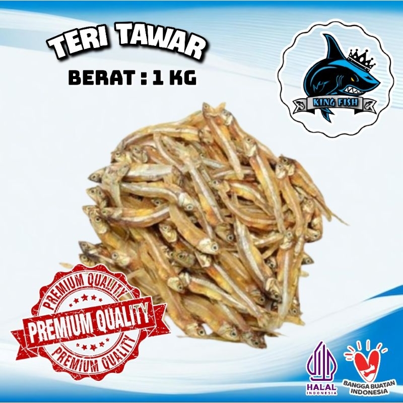 

1KG TERI TAWAR KERING MURAH BERKUALITAS DAN BERSIH