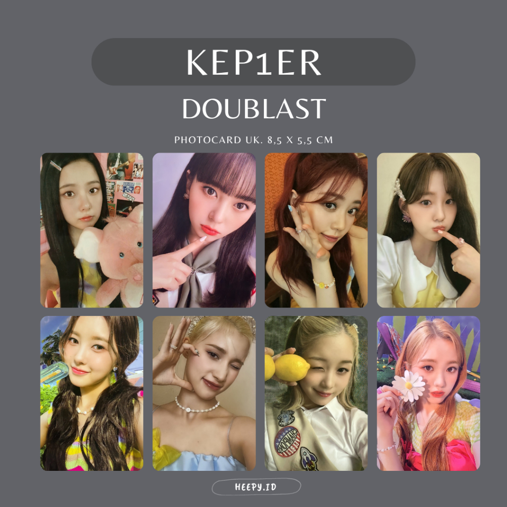 [KEP1ER] UNOFFICIAL PHOTOCARD KEP1ER DOUBLAST